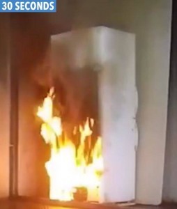 Electrical Fridge Freezer Fires 30 Seconds